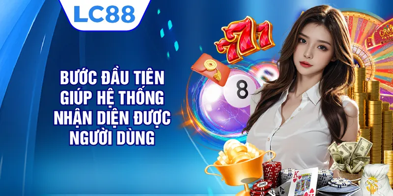 Bước đầu tiên giúp hệ thống nhận diện được người dùng